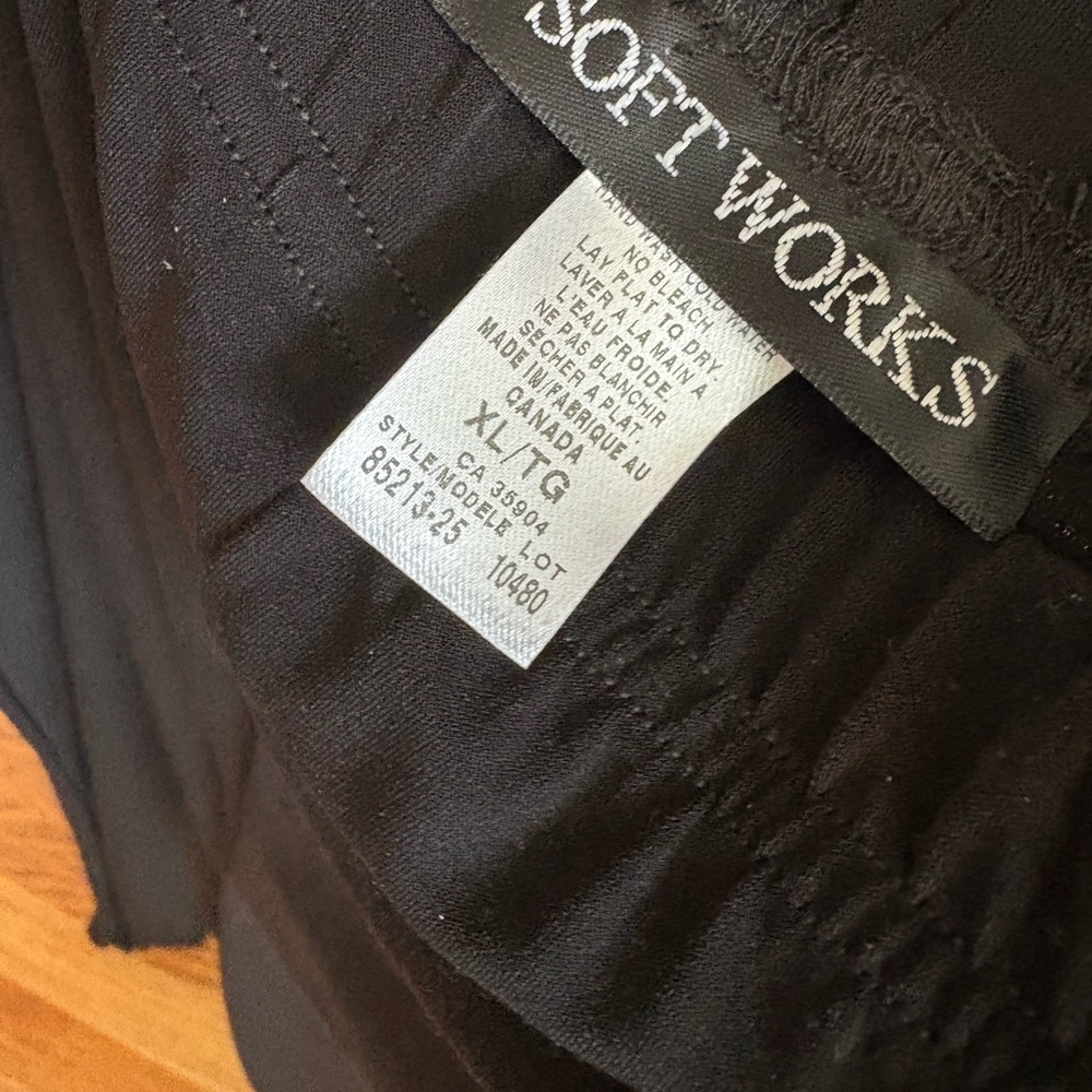 NWT - Soft Works Black Women's Pants
